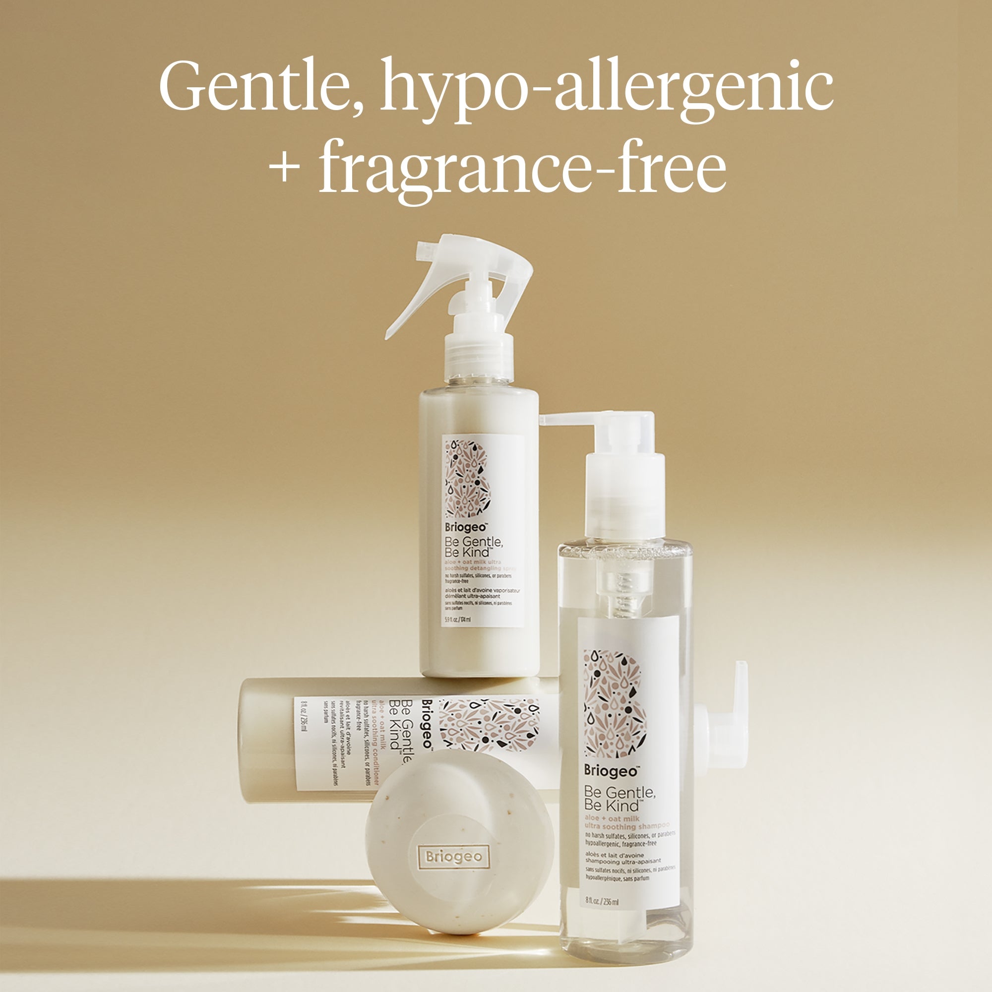 Be Gentle Be Kind Aloe + Oat Milk Ultra Soothing Shampoo - Briogeo