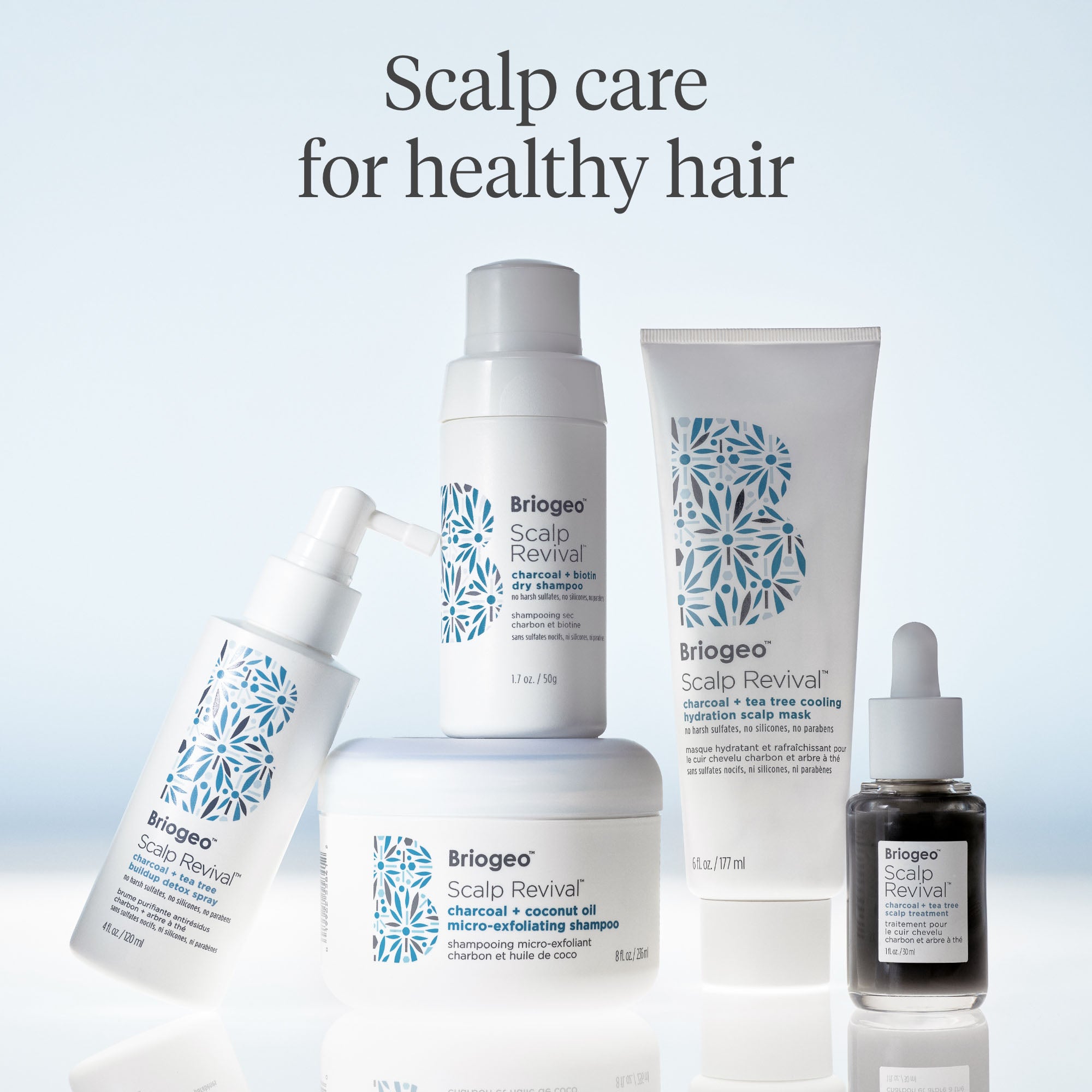 Scalp Revival Charcoal + Tea Tree Buildup Detox Spray - Briogeo